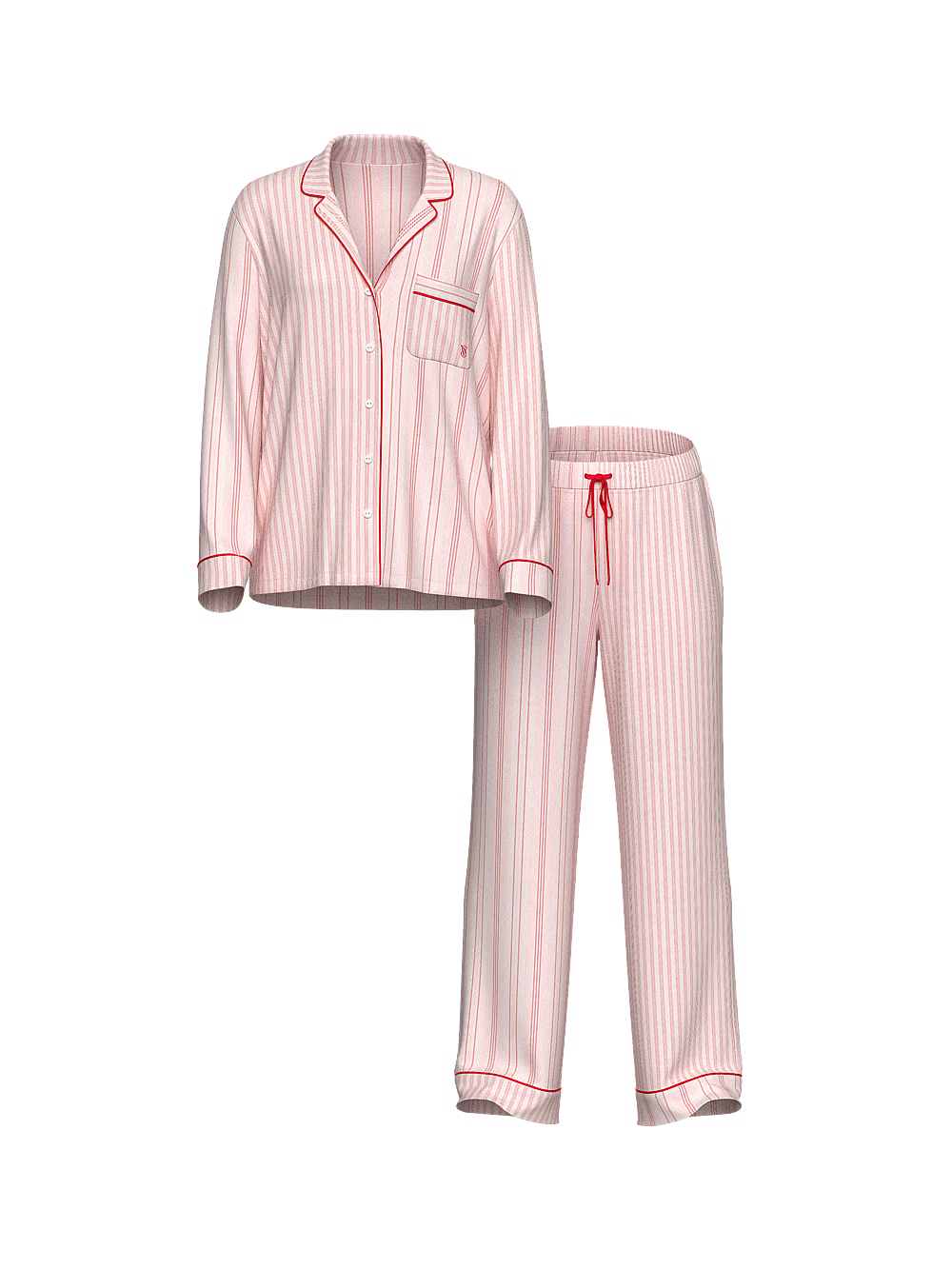 Flannel Long Pajama Set
