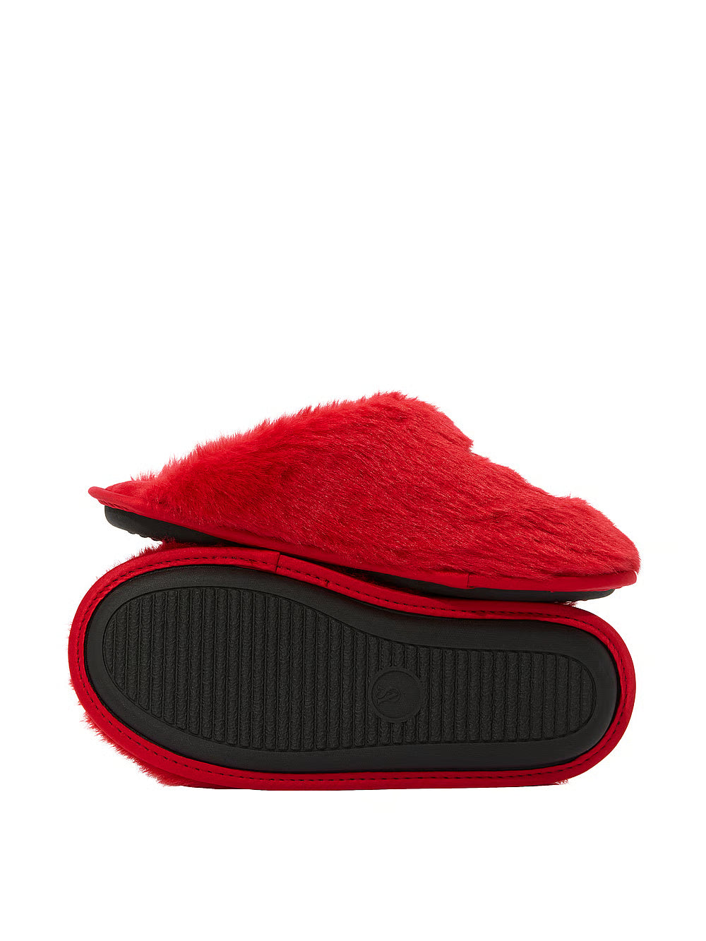 Pantuflas de felpa con punta cerrada de lujo