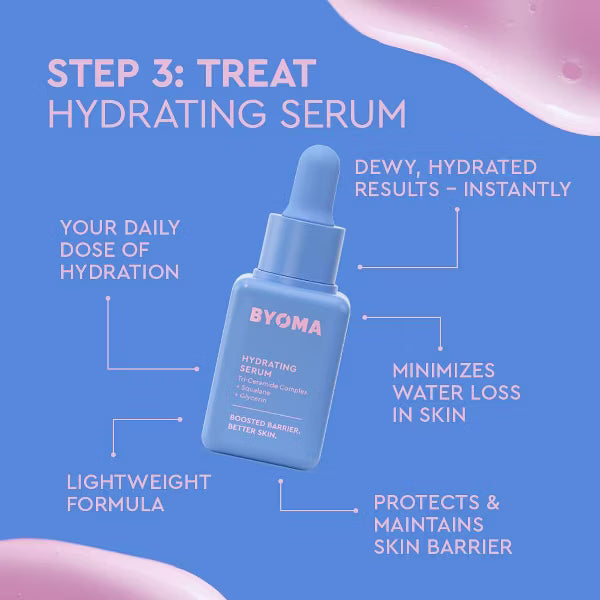 BYOMA Universal Skincare Heroes Gift Set with Makeup Bag - 5pc