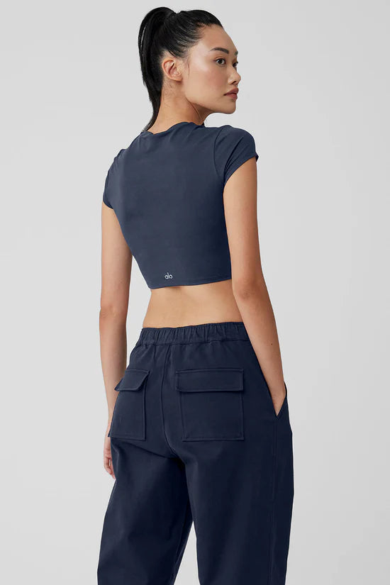 Alosoft Crop Finesse Short Sleeve