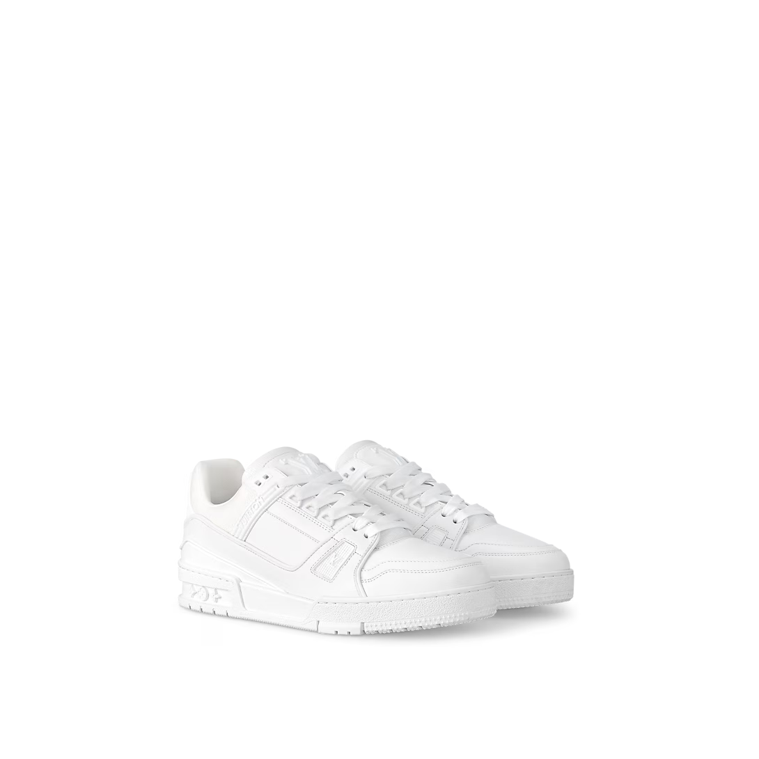 LV Trainer Sneaker Black White
