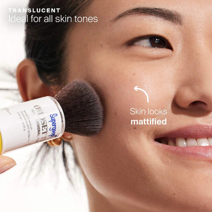 100% Mineral (Re)setting Powder Face Sunscreen SPF 35
