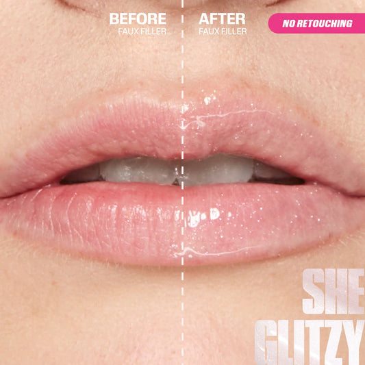 Faux Filler Shiny Non-Sticky Lip Gloss