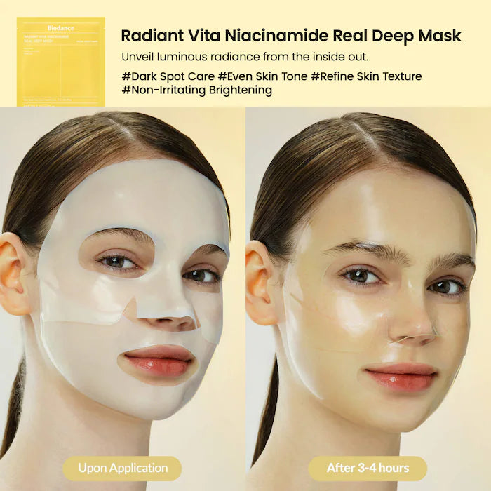 Real Deep Mask Gift Set - 4 Masks for Pore Care, Hydration, Calming and Dark Spot Treatment