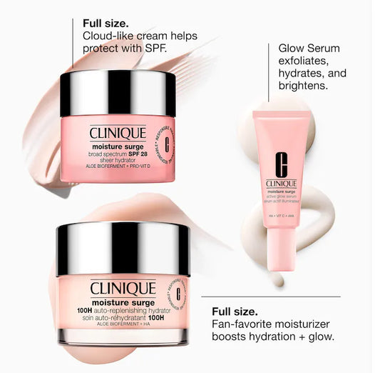 Glow from AM to PM Moisture Surge Skincare Gift Set