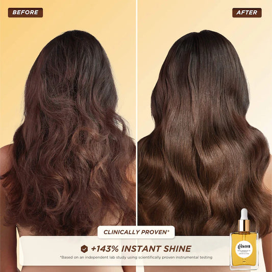 Glossy & Glazed Hair & Lip Oil Gift Set