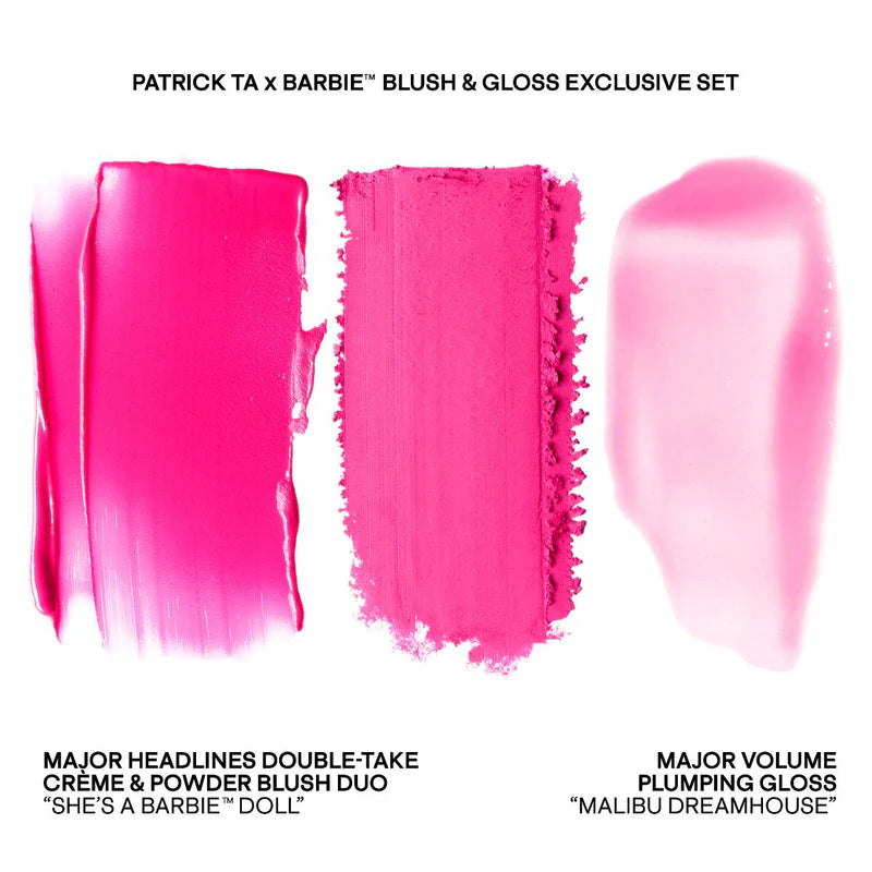 Blush Duo And Lip Plumper Set