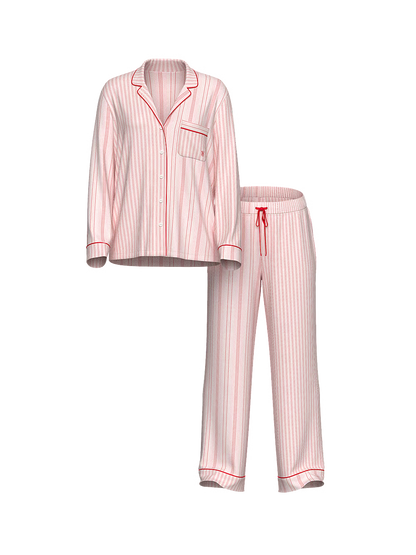 Flannel Long Pajama Set