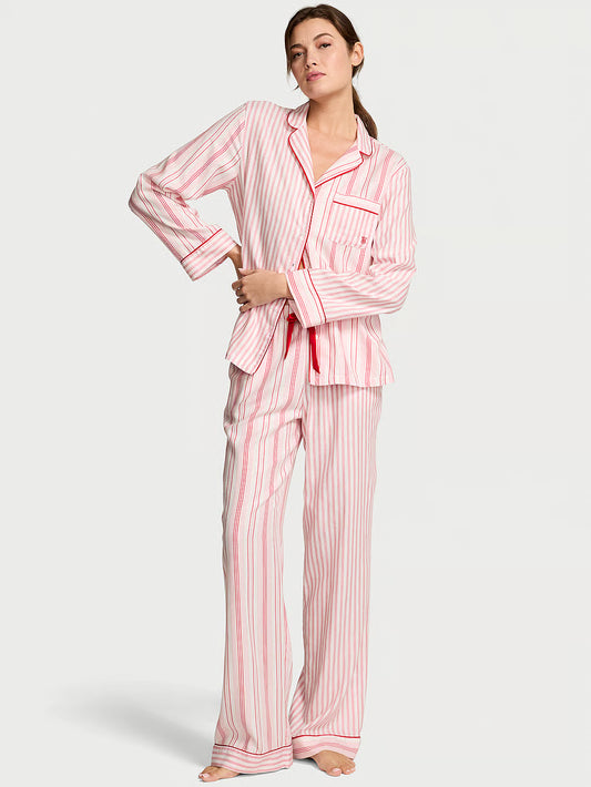 Flannel Long Pajama Set