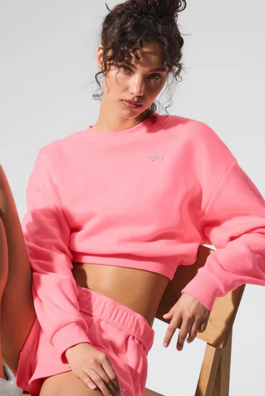Cropped Accolade Crewneck