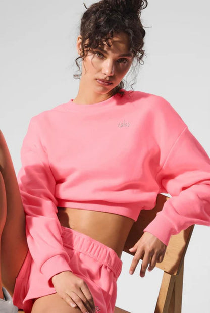Cropped Accolade Crewneck