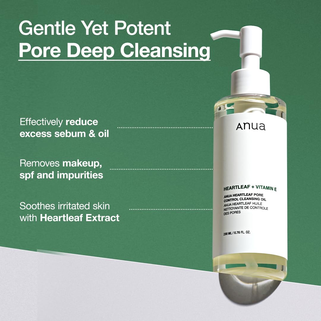 Heartleaf Cleansing Oil & Deep Cleansing Foam & Soothing Toner