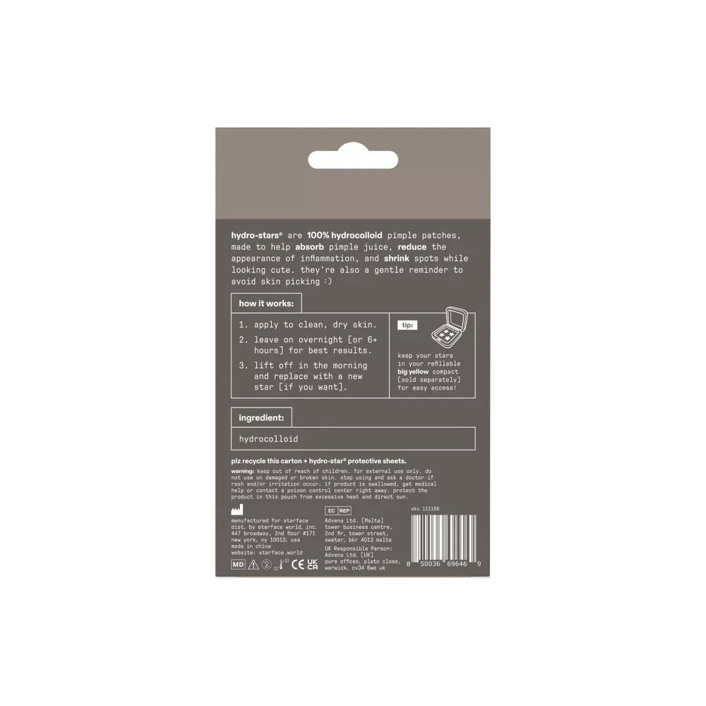 Hydro-Star Earth Pimple Patches