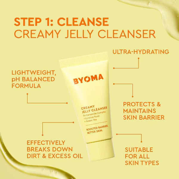 BYOMA Universal Skincare Heroes Gift Set with Makeup Bag - 5pc