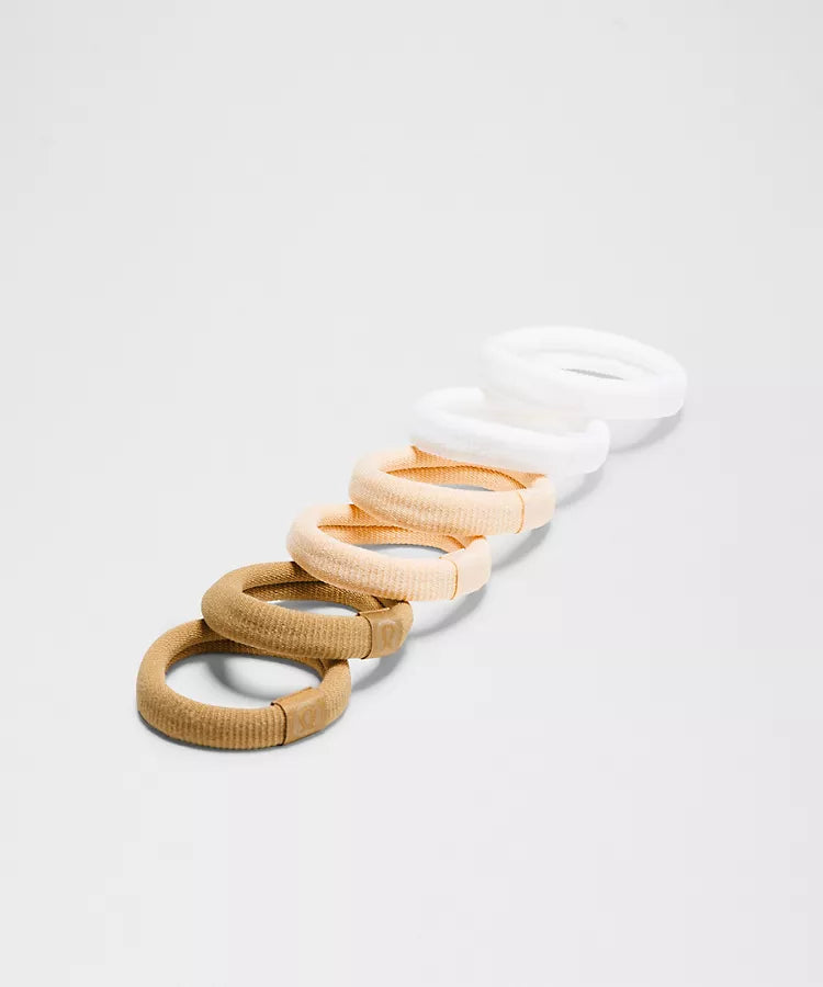 Knit Hair Ties 6 Pack