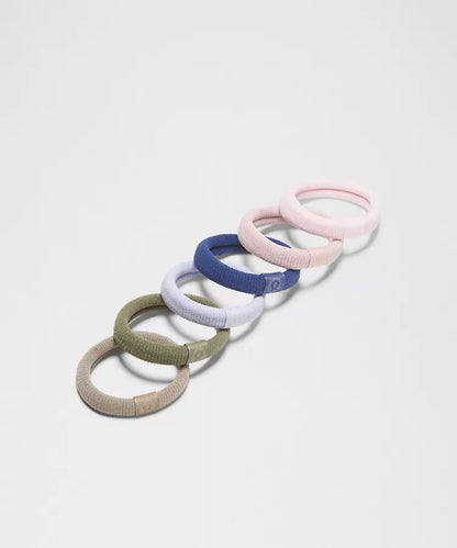 Knit Hair Ties 6 Pack