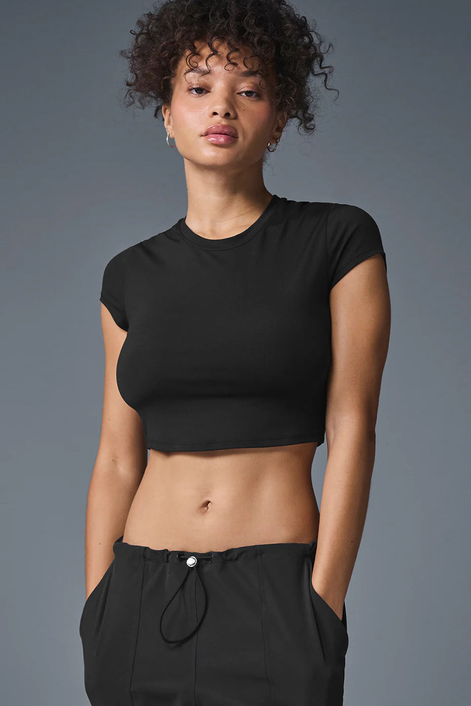 Alosoft Crop Finesse Short Sleeve