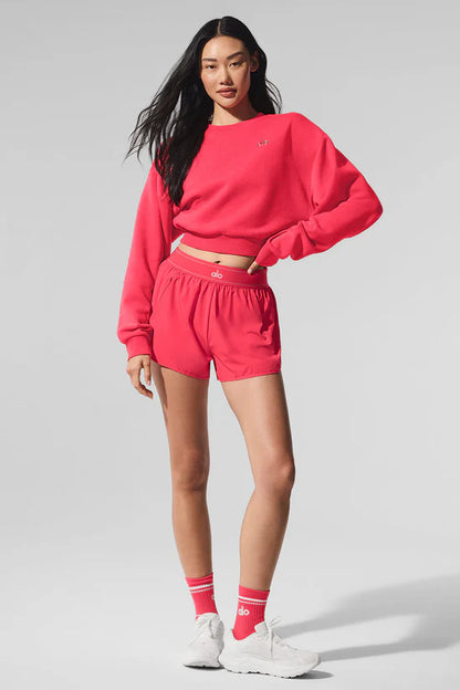 Cropped Accolade Crewneck