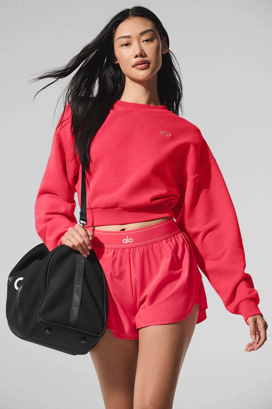 Cropped Accolade Crewneck