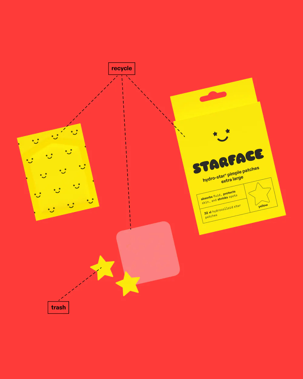 XL Hydro-Star Pimple Patches
