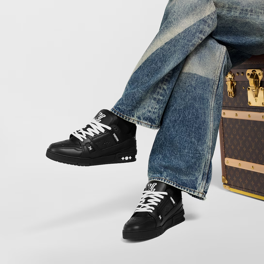 LV Trainer Sneaker Black
