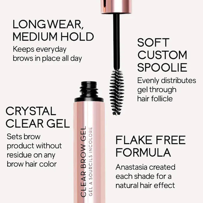 Clear Brow Gel Flexible Medium-Hold Eyebrow Setter
