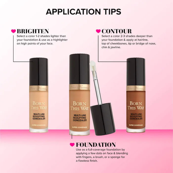 Born This Way Super Coverage Multi-Use Concealer with Hyaluronic Acid