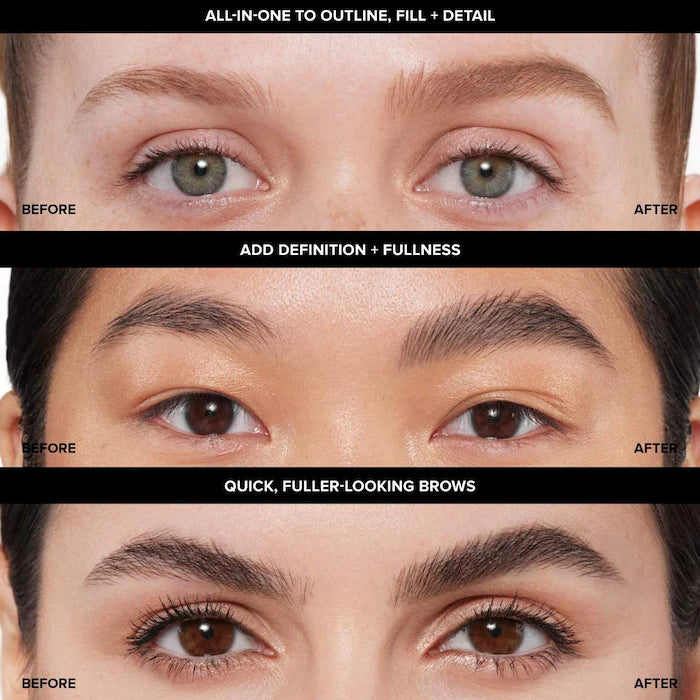 Brow Definer 3-in-1 Triangle Tip Easy Precision Eyebrow Pencil