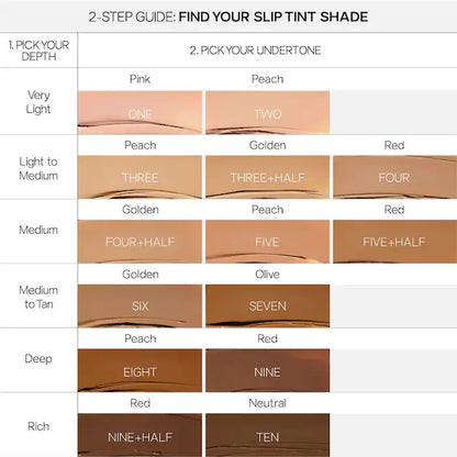 Slip Tint – Lightweight Tinted Moisturizer with Mineral Zinc SPF 35 and Hyaluronic Acid