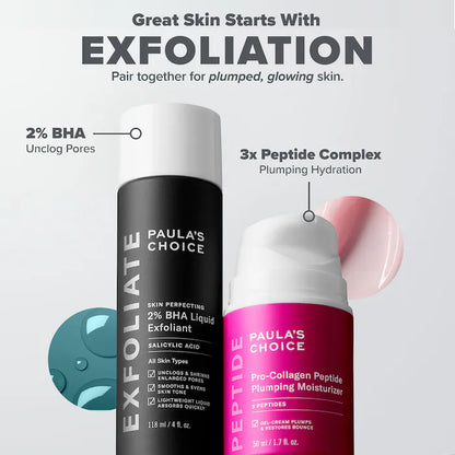 Skin Perfecting 2% BHA Exfoliating Toner for Clear Skin