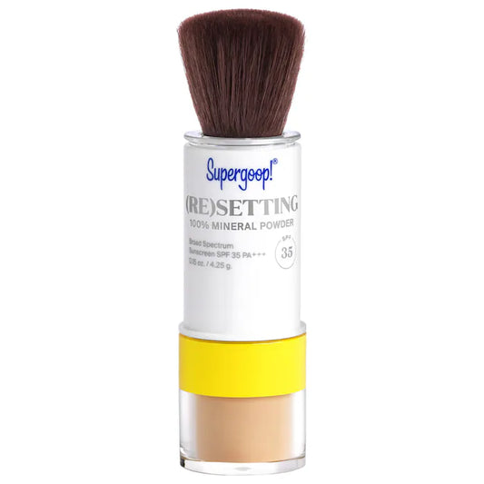 100% Mineral (Re)setting Powder Face Sunscreen SPF 35