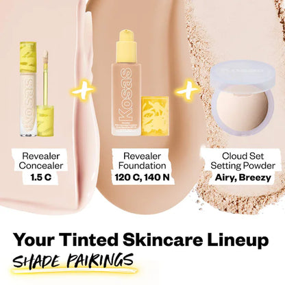 Revealer Super Creamy + Brightening Concealer with Caffeine and Hyaluronic Acid