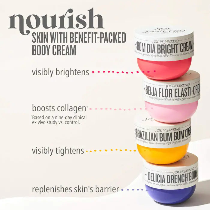 Beija Flor™ Body Collagen-Boosting Elasti-Cream with Vegan Collagen and Bio-Retinol