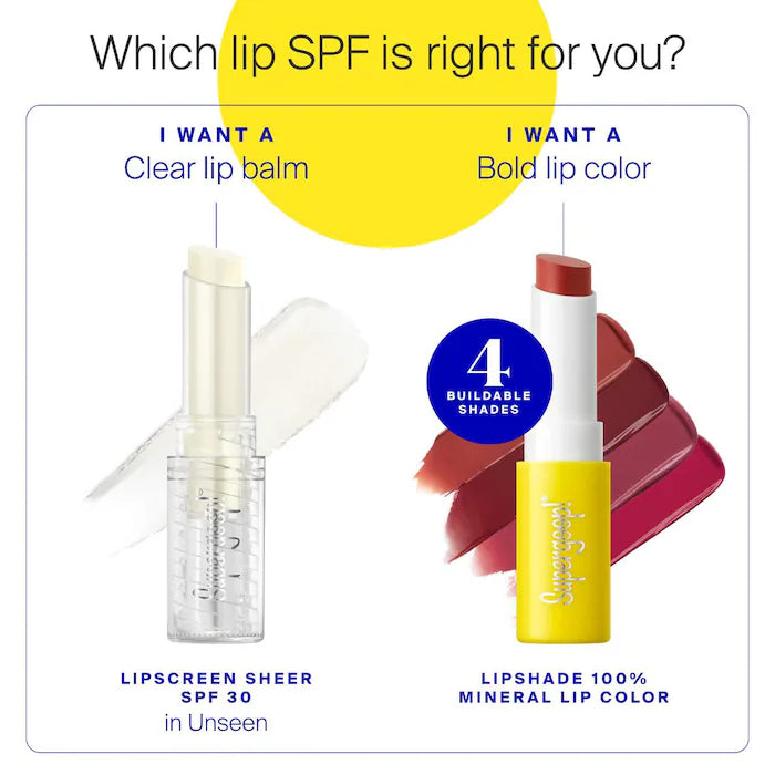 Unseen Lipscreen Sheer SPF 30 Lip Balm
