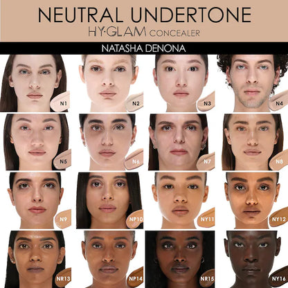 Hy-Glam Brightening & Hydrating Medium to Full Coverage Crease Proof Serum Concealer