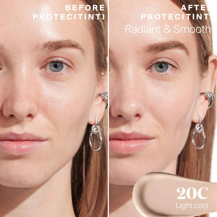 Protec(tint) Daily SPF Tint SPF 50 Sunscreen Skin Tint with Ectoin