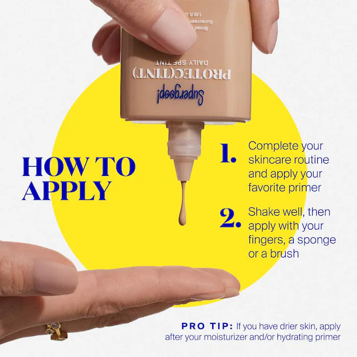Protec(tint) Daily SPF Tint SPF 50 Sunscreen Skin Tint with Ectoin