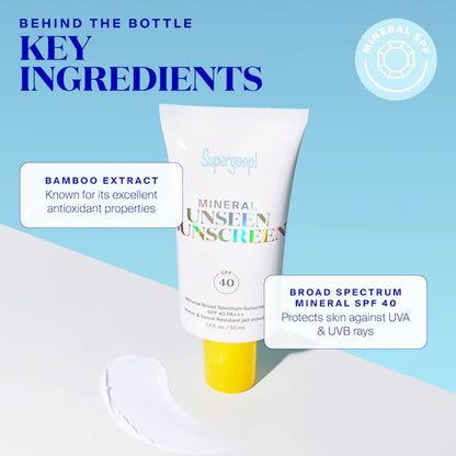 Mineral Unseen Sunscreen SPF 40