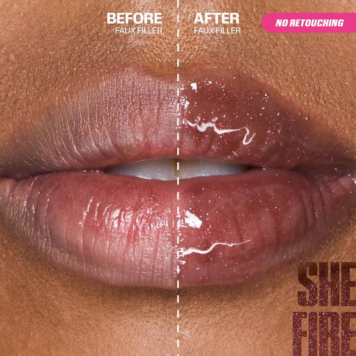 Faux Filler Shiny Non-Sticky Lip Gloss