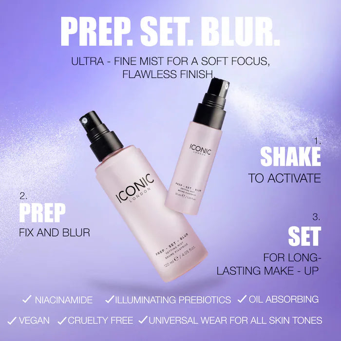 Mini Prep Set Blur Setting Spray