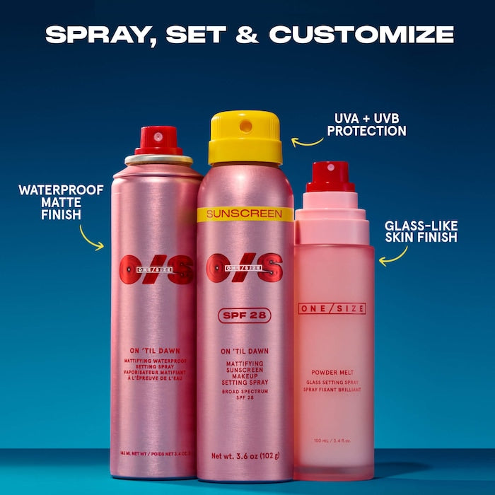 On 'Til Dawn Mattifying Sunscreen Makeup Setting Spray SPF 28