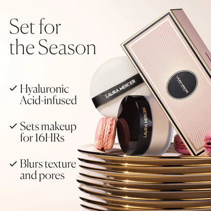 Indulgent Icons Ultra-Blur Translucent Loose Setting Powder & Velour Puff Duo Gift Set