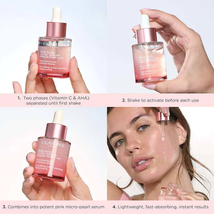 Multi-Active Brightening Glow Serum with Vitamin C + AHA