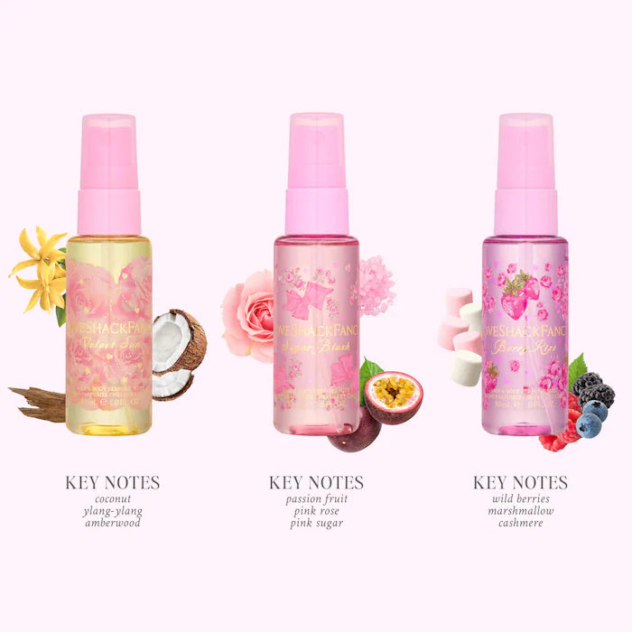 Mini Hair and Body Mist Perfume Discovery Set
