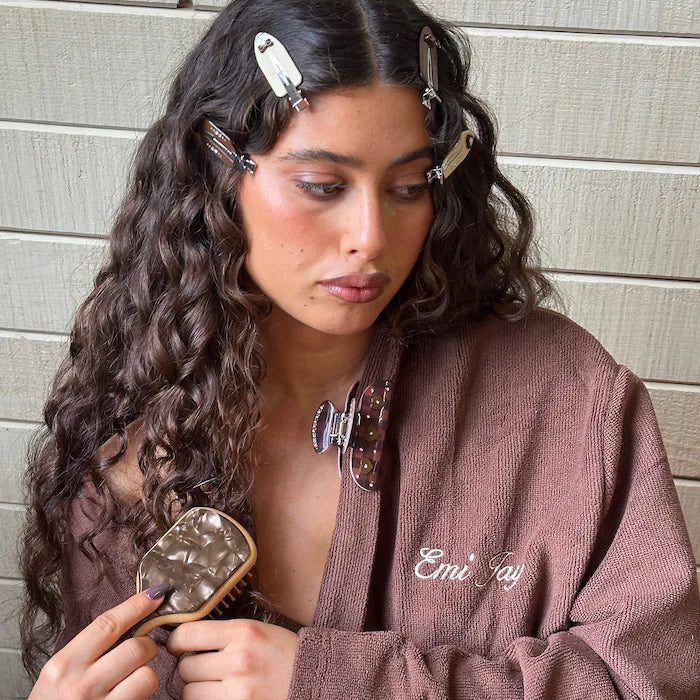 Mini Paddle Hair Brush in Toasted Sugar