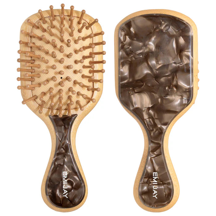 Mini Paddle Hair Brush in Toasted Sugar
