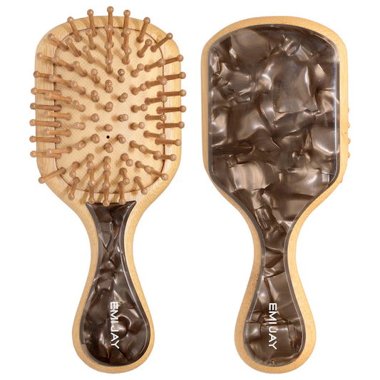 Mini Paddle Hair Brush in Toasted Sugar