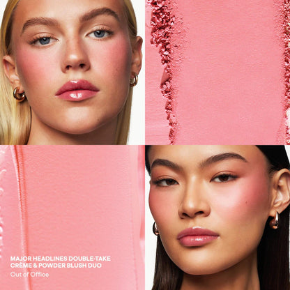 Patrick's Glow and Gloss Set: Major Headlines Blush Duo and Lip Gloss Makeup Gift Set