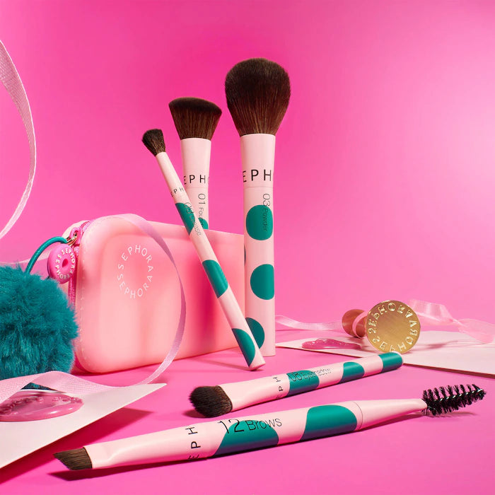 5-Piece Face and Eye Brush Set