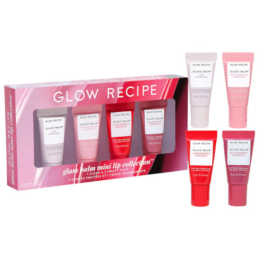 Mini Glass Balm Lip Collection Gift Set